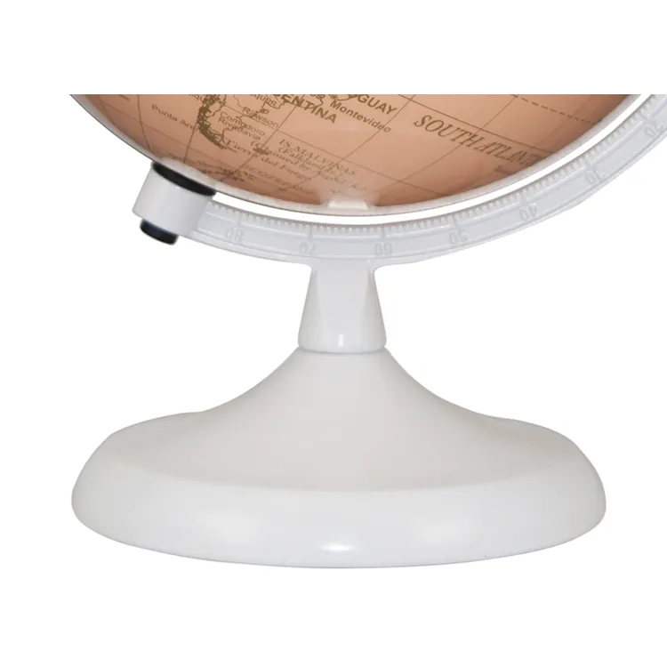 20cm Artistic Globe with a Rose Gold Metallic Finish detail view 3